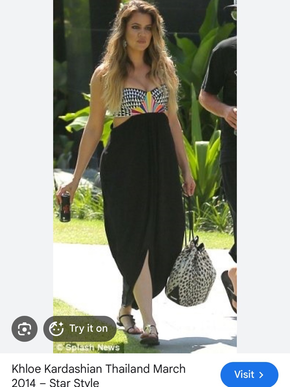 Vintage Mara Hoffman Bustier Maxi Dress